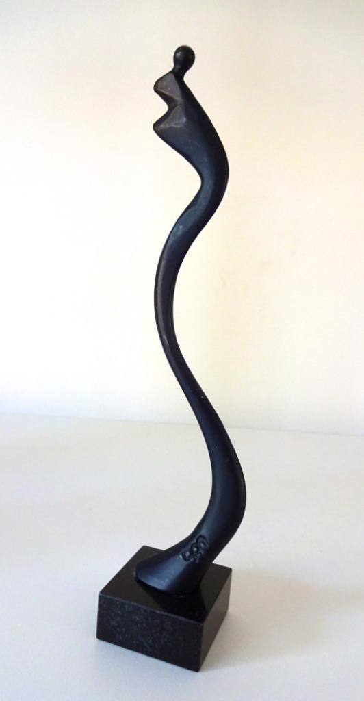 Bronzen beeldje lange staande figuur Corry Ammerlaan 6501-b, Antiek en Kunst, Kunst | Designobjecten, Ophalen of Verzenden