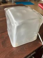 Ikea ice cube lamp Iviken, Ophalen, Vintage, Minder dan 50 cm, Glas