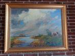 Landschap schilderij van Sjoerd de Vries, Ophalen