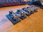 Warhammer - 5 Metal Warplock Jezzails skaven, Hobby en Vrije tijd, Wargaming, Met verf, Gebruikt, Figuurtje(s), Warhammer