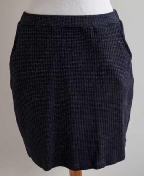 Groggy by JBC zwart rokje met zilver mt. 38, Kleding | Dames, Rokken, Zo goed als nieuw, Maat 38/40 (M), Zwart, Boven de knie