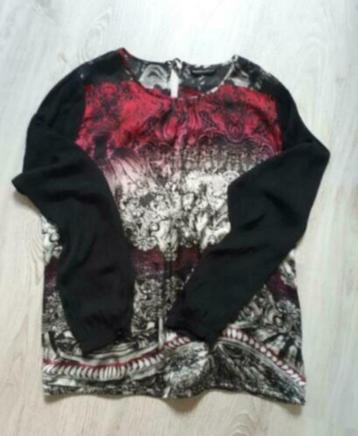 Summum blouse top shirt mt 44 L XL Anna van Toor nieuw staat
