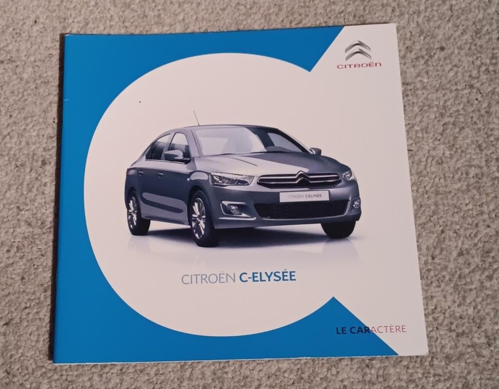 Citroën C-Elysée brochure, 2016, Verzenden, Gelezen, Citroën