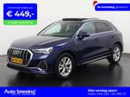 Audi Q3 45 TFSIe S Line | Panoramadak | MMI Navigatie plus |, Auto's, 12 maanden, Gebruikt, Blauw, Leder en Stof