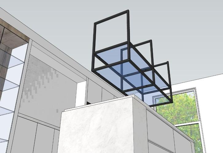 Plafond hangrek, plafond beugels, Huis en Inrichting, Keuken | Keukenelementen, Nieuw, Minder dan 100 cm, 150 tot 200 cm, 50 tot 75 cm