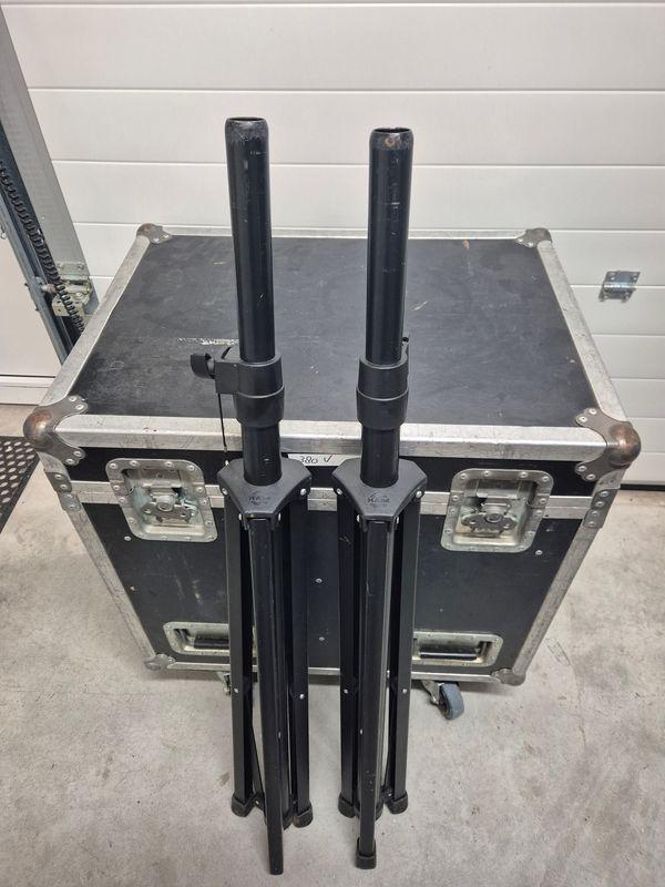 set k&m luispreker statieven, Muziek en Instrumenten, Standaards, Zo goed als nieuw, Instrumentstandaard, Speaker, Ophalen
