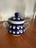 Bunzlau suikerpot 300 ml, Keramiek, Overige typen, Ophalen of Verzenden, Zo goed als nieuw