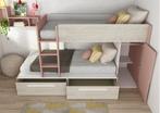 Jules stapelbed met kast en lades - 90x200 - Oudroze