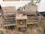 Tuinbank verweerd, Ophalen, Gebruikt, Hout