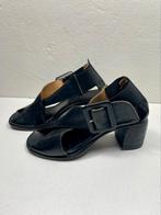 Walk in the Park zwarte leren sandalen met hak maat 37 nieuw, Kleding | Dames, Schoenen, Zwart, Nieuw, Walk in the Park, Sandalen of Muiltjes