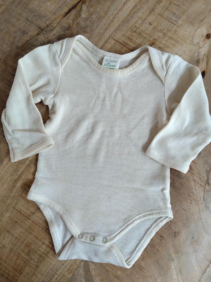 Alana wollen romper maat 62/68, Kinderen en Baby's, Babykleding | Maat 62, Zo goed als nieuw, Jongetje of Meisje, Nacht- of Onderkleding