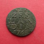 Duit Zeeland 1765 Zeelandia Luctor et Emergo Middelburg.., Postzegels en Munten, Munten | Nederland, Ophalen of Verzenden, Vóór koninkrijk