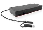 Lenovo dockingstation, Computers en Software, Lenovo ThinkPad, Ophalen of Verzenden, Zo goed als nieuw, Docking station