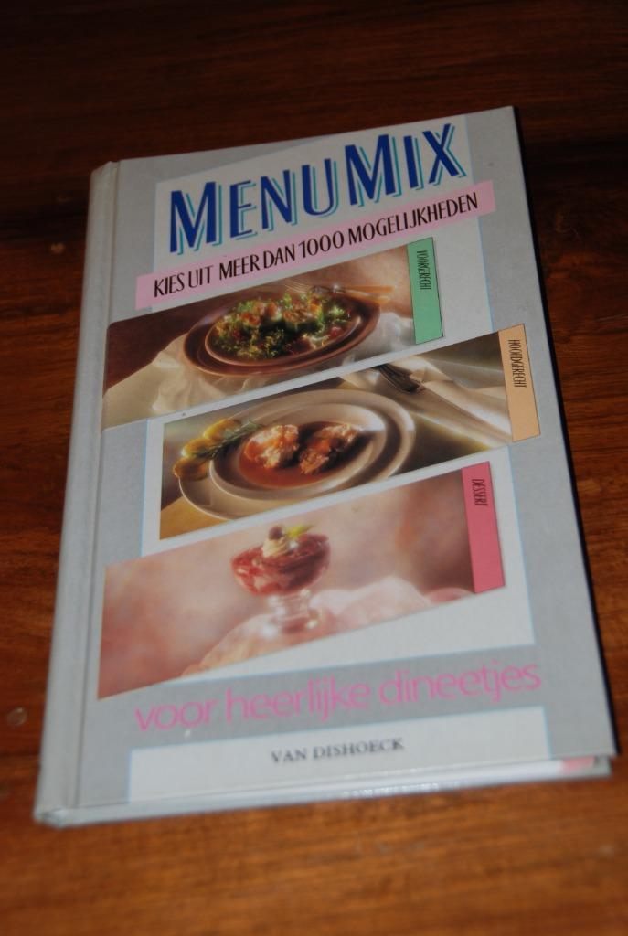 Menu - mix.       En combineren maar!, Boeken, Kookboeken, Gelezen, Voorgerechten en Soepen, Tapas, Hapjes en Dim Sum, Taart, Gebak en Desserts