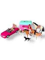 Steffi Love vintage jockey paarden trailer cabrio deluxe, Ophalen of Verzenden, Gebruikt