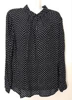 Purdey zwart/wit blouse maat 44[dmv], Ophalen of Verzenden, Zo goed als nieuw, Maat 42/44 (L), Zwart