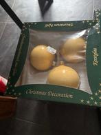 Kerstballen set met 2 pieken, Ophalen, Zo goed als nieuw