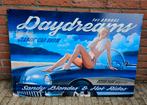 FIFTIES SIXTIES METALEN DECO BORD PIN UP CHEVROLET DAYDREAM, Ophalen, Nieuw, Reclamebord