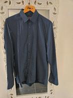 MarVelis bodyfit overhemd maat 42/16,5 blauw, Kleding | Heren, Overhemden, Ophalen of Verzenden, Zo goed als nieuw, Blauw, Halswijdte 41/42 (L)