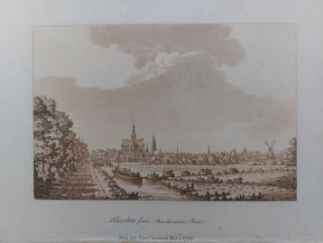 02 / Haarlem vanaf de Amsterdamse Straatweg uit 1790 beschikbaar voor biedingen
