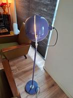 VINTAGE RETRO SPACE AGE MAGEN-MADOM PAARSE BOL VLOERLAMP, Ophalen, Gebruikt, 150 tot 200 cm, Metaal