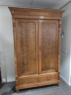 Oude eiken linnenkast, Antiek en Kunst, Ophalen