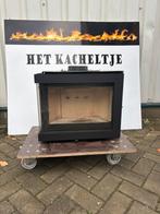 WANDERS S60 corner inbouw kachel Als Nieuw, Ophalen, Gebruikt, Houtkachel, Inbouw