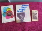 MUZIEKBOEKEN 3 stuks Piano en Bluesharp, Muziek en Instrumenten, Bladmuziek, Ophalen of Verzenden, Gebruikt, Piano