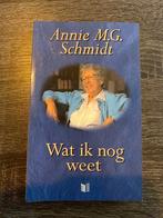 Annie M.G. Schmidt - Wat ik nog weet, Ophalen of Verzenden, Gelezen, Annie M.G. Schmidt, Kunst en Cultuur