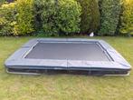 Rechthoekige trampoline antraciet Etan, Ophalen, Gebruikt
