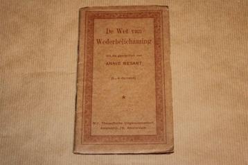 De Wet van Wederbelichaming — Annie Besant — Theosofie beschikbaar voor biedingen