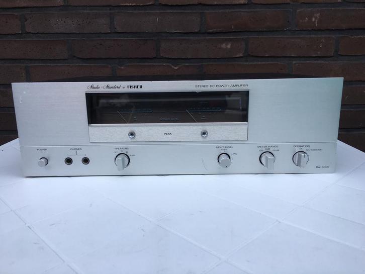 FISHER BA-6000 EINDVERSTERKER, Audio, Tv en Foto, Versterkers en Receivers, Gebruikt, 60 tot 120 watt, Overige merken, Ophalen of Verzenden