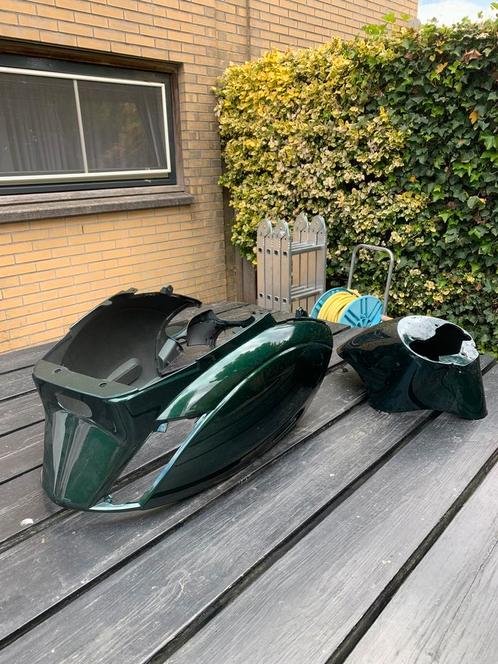 Zip SP kappenset jaguargreen, GEEN voorkap, Fietsen en Brommers, Brommeronderdelen | Scooters, Zo goed als nieuw, Piaggio, Kap