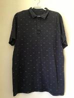 Ayacucho Poloshirt donkerblauw motief maat XL, Maat 52/54 (L), Blauw, Ophalen of Verzenden, Zo goed als nieuw