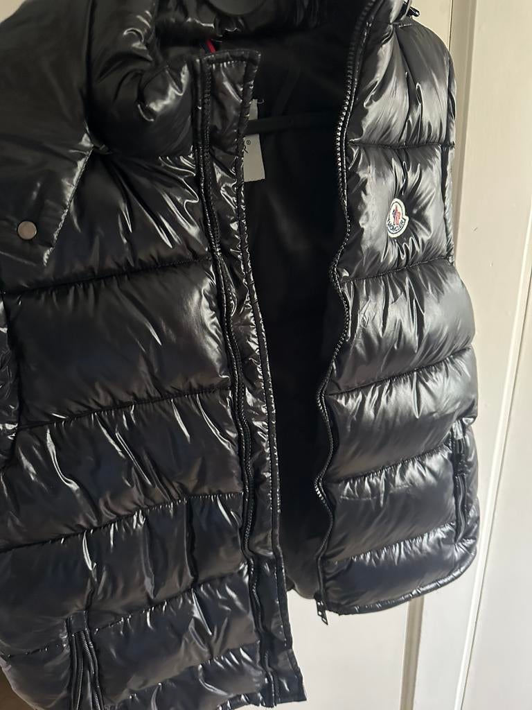 Moncler bodywarmer, Ophalen of Verzenden, Zo goed als nieuw, Zwart