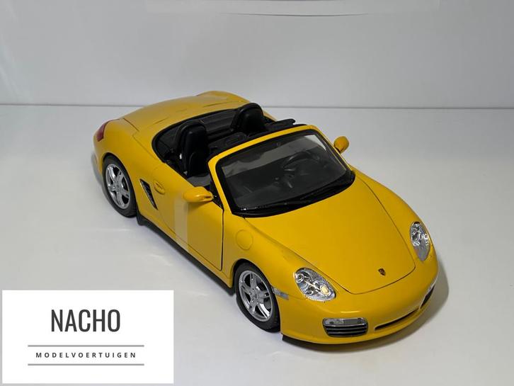 Porsche Boxster S 987 | Welly | schaal 1:18 | Nieuw in doos, Hobby en Vrije tijd, Modelauto's | 1:18, Nieuw, Auto, Welly, Ophalen of Verzenden