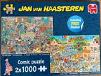 Jan van Haasteren Puzzel 2x1000 stukjes, Ophalen, Meer dan 1500 stukjes, Zo goed als nieuw, Legpuzzel