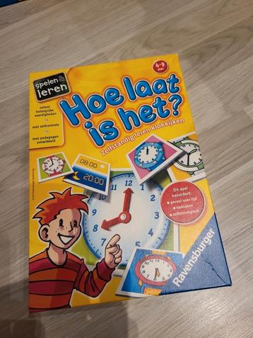 Hoe laat is het? Leren klokkijken op speelse wijze beschikbaar voor biedingen
