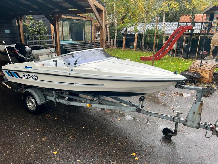 Fletcher Arrowsport Hebo | Suzuki 50 pk 4 takt | Kanon, Watersport en Boten, Speedboten, Zo goed als nieuw, 3 tot 6 meter, Benzine