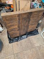 Salontafel bruin hout, Ophalen of Verzenden, Rechthoekig, 50 tot 100 cm, 50 tot 100 cm
