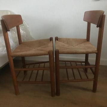 2 Borge Mogensen Mobler J-39 vintage design kirkestol stoel  beschikbaar voor biedingen