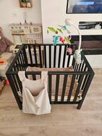 Complete babybox inclusief Boxzak, boxkleed, muziekmobiel, Kinderen en Baby's, Boxen, Ophalen, In hoogte verstelbaar