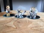 Kristal uil,kristallen vogel,kristallen uiltje,(3 tot 4 cm), Ophalen, Zo goed als nieuw, Vogel, Beeldje of Figuurtje