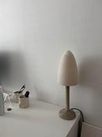 Albast tafellamp beige/wit marmer vintage, Huis en Inrichting, Ophalen, Zo goed als nieuw, Minder dan 50 cm