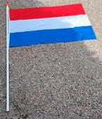 Nederlandse vlag aluminium vlaggenstok, Diversen, Vlaggen en Wimpels, Ophalen, Zo goed als nieuw