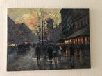 Kunst Reproductie  Edouard Léon Cortès Parijs Boulevard., Gebruikt, 50 tot 75 cm, Cornwallantiques@hotmail.com, Veenpolderstraat 37 2013 SV Haarlem