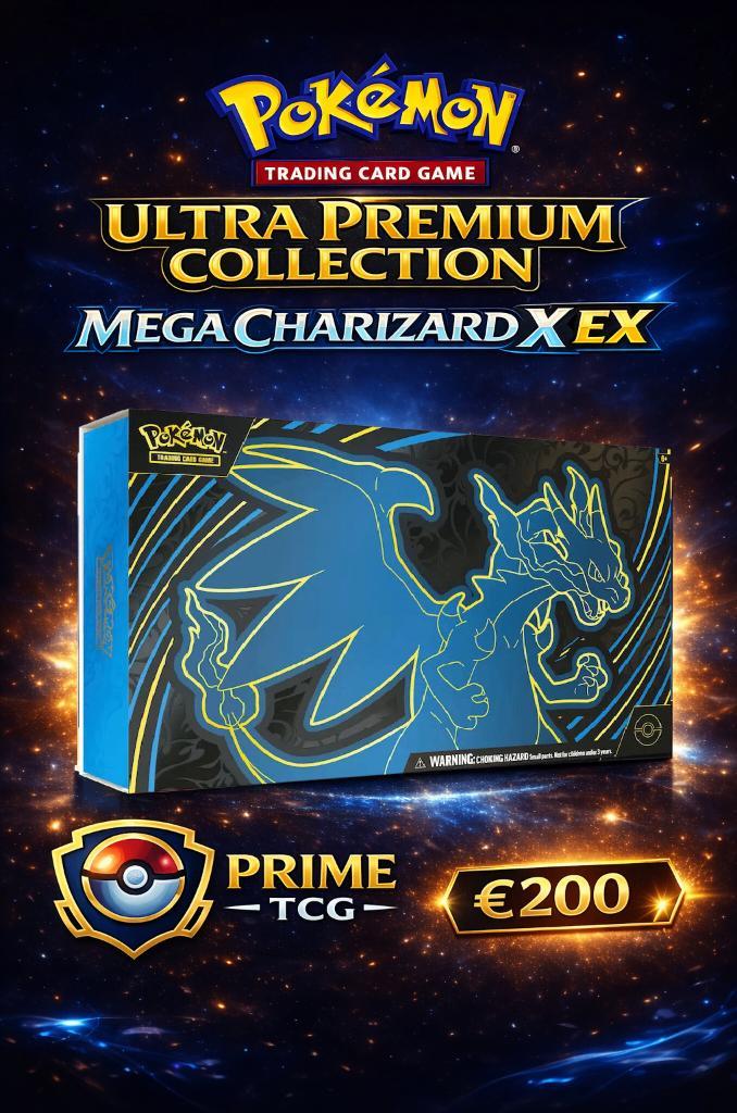 Pokémon Mega Charizard X - Ultra Premium Collection [SEALED], Hobby en Vrije tijd, Verzamelkaartspellen | Pokémon, Nieuw, Boosterbox