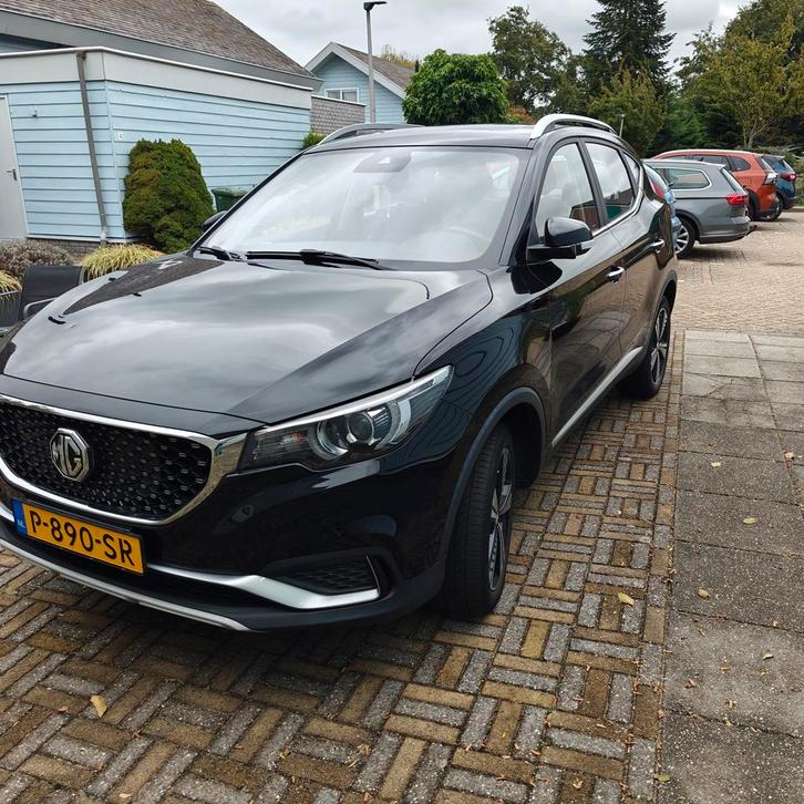 MG ZS Electric Luxury 143pk 2021 Zwart, Auto's, MG, Particulier, ZS, Elektrisch, SUV of Terreinwagen, Automaat, Geïmporteerd, Zwart