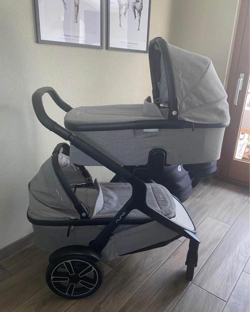 Nuna Demi Grow Frost duo/tweeling, Kinderen en Baby's, Kinderwagens en Combinaties, Zo goed als nieuw, Overige merken, Duowagen