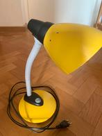 Gele bureaulamp, Huis en Inrichting, Lampen | Tafellampen, Minder dan 50 cm, Zo goed als nieuw, Ophalen